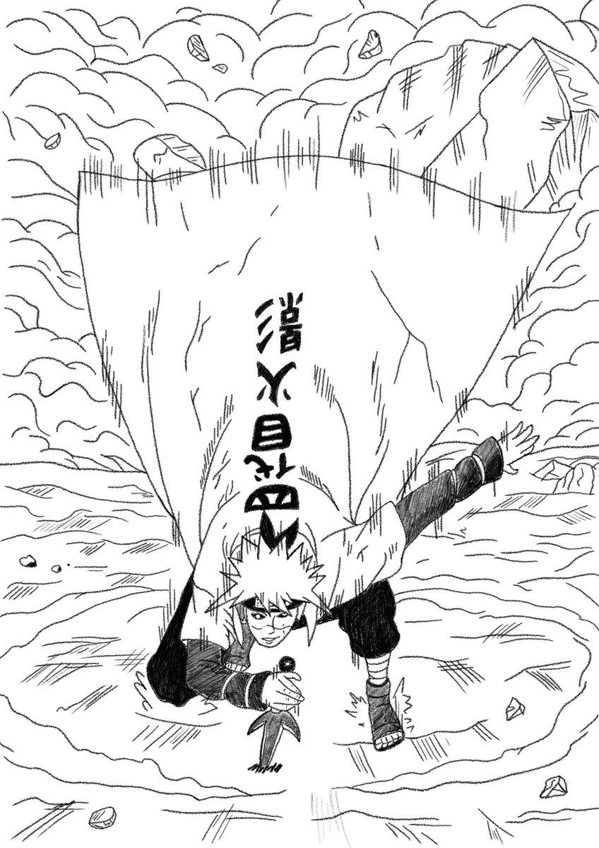 _NAATSUU's tweet photo. Commentaire de Masashi Kishimoto pour le One-Shot sur Minato Namikaze : "Attendez-vous à en savoir plus sur l'histoire secrète qui se cache derrière le jutsu de Minato". Ce One Shot va être incroyable. https://t.co/6adJPKCsEa