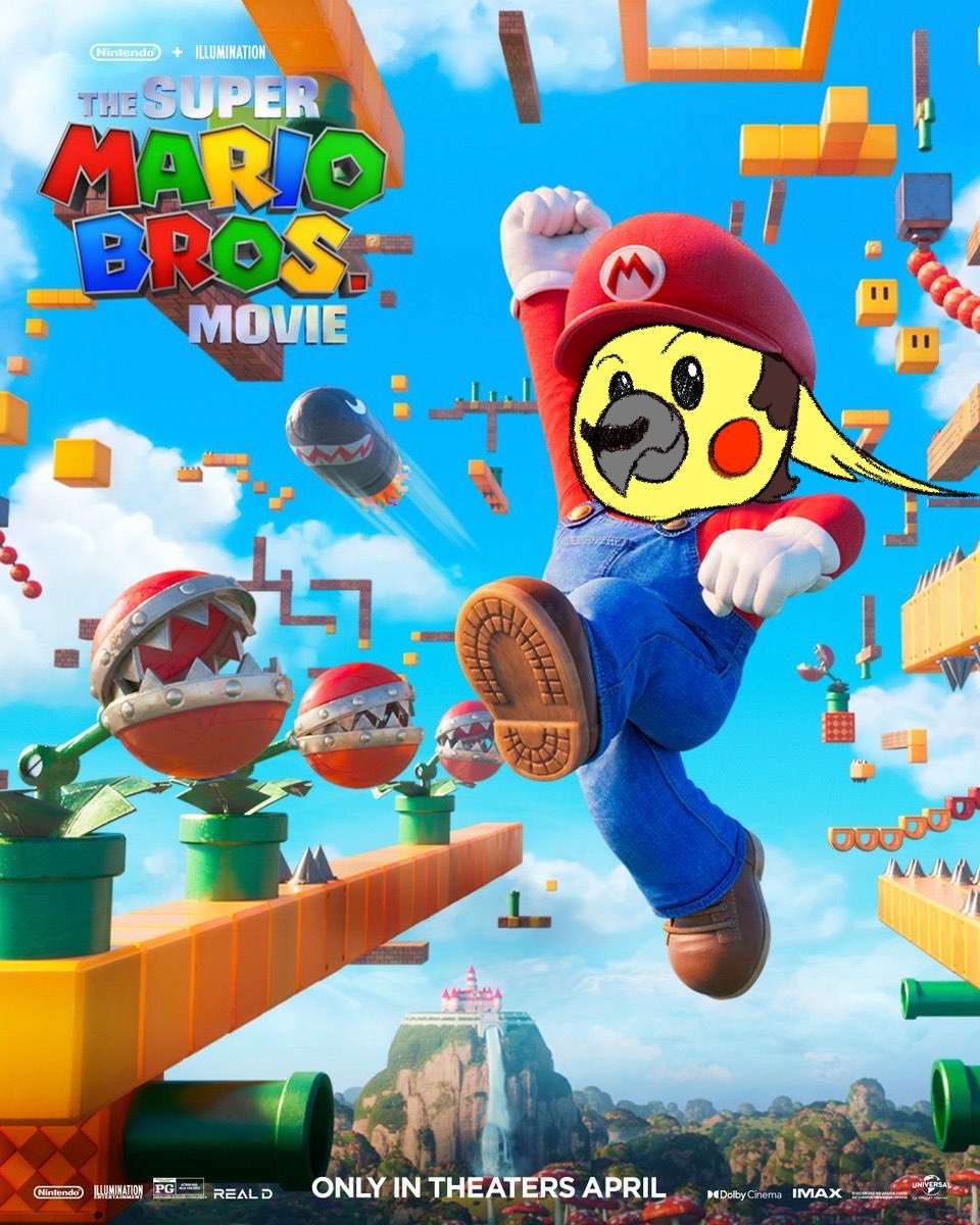 Weiro_O's tweet photo. How could I not go back for a second screening of the Mario Movie, and in 4DX no less. Unfortunate circumstances led to us sitting in the front row to get working seats, but dayum did those seats move more aggressively than I remembered. Plus 3D was great! 10/10 https://t.co/pVg3Yh517m
