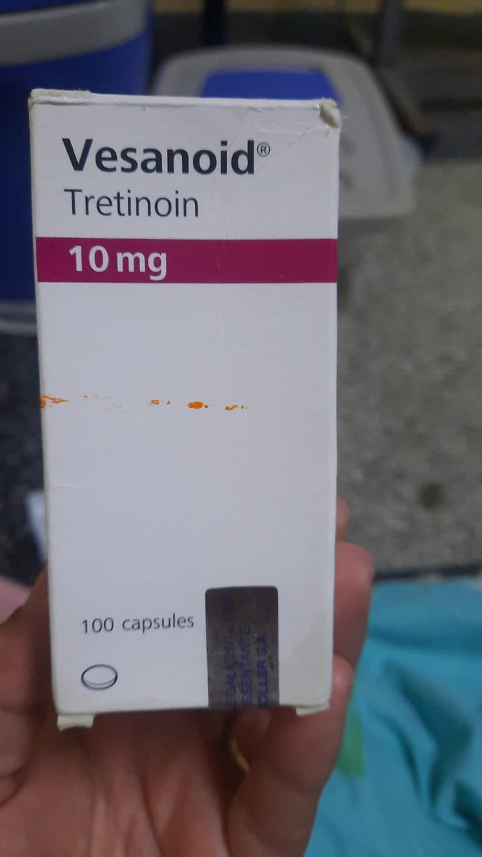 MariaEspinolaC's tweet photo. Hola gente de tw, mi papá esta pasando por un momento dificil y estamos tratando de hacer frente a todo y no estamos consiguiendo los siguientes medicamentos Vesanoid 10mg, si alguien conoce alguna fundación o la manera de conseguirlos les agradeceriamos que nos contacten🙏 https://t.co/twHVvfAW2x