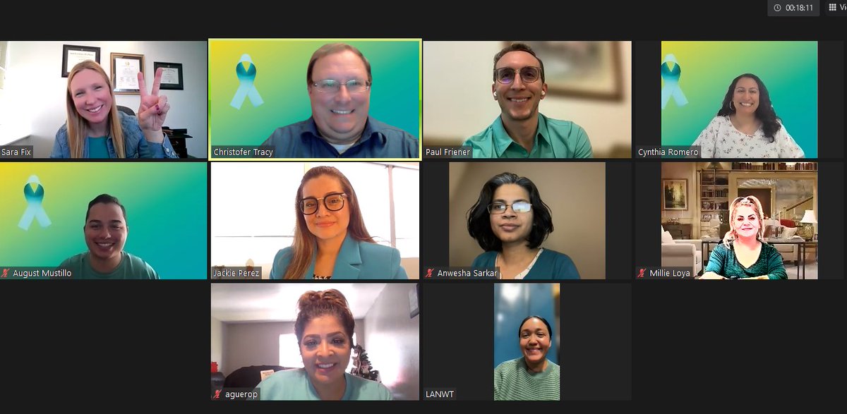 lanwt's tweet photo. April is Sexual Assault Awareness and Prevention Month & several members of our committed Legal Aid for Survivors of Sexual Assault team members dressed to #TurnTexasTeal & to start the conversation about consent, respect, & believing survivors. #TexasLASSA @TexasLASSA #saam2023 https://t.co/HDMXukzbvr