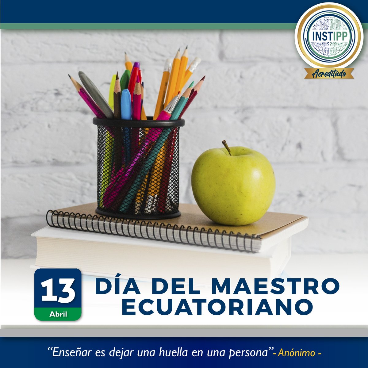 intsipp's tweet photo. 🍎La docencia es la única actividad profesional que forma a más profesionales... Que esta vocación al que hemos sido llamados en beneficio del desarrollo de las personas, de la búsqueda de un sentido en la adquisición de habilidades profesionales para la vida.
Felicidades a todos https://t.co/KeOFNu3CH1