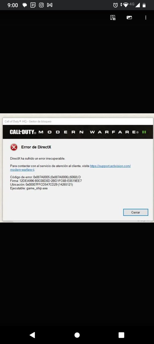 AdriiPaez's tweet photo. @es_warzone SOLUCION DIRECTX POR FAVOR ESTAMOS SIN JUGAR https://t.co/B5zJTcSpUQ