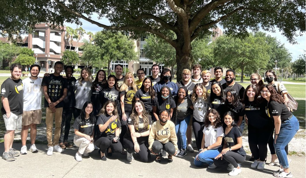 DanielleG18s's tweet photo. PLC hosted its first retreat together in the Career Services building! We did team building activities on Memory Mall! 

I’m supporting PLC today during #UCFDayofGiving https://t.co/oIuYWoOXJy