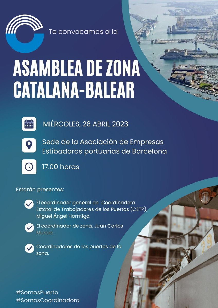 OTEP_Barcelona's tweet photo. 📢📢📢
Asamblea en Barcelona para delegad@s, afiliad@s y simpatizantes de @SoyCoordinadora
Os esperamos!!!
Dia 26/4 a las 17h
💪💪💪 https://t.co/h6dIGBcV52