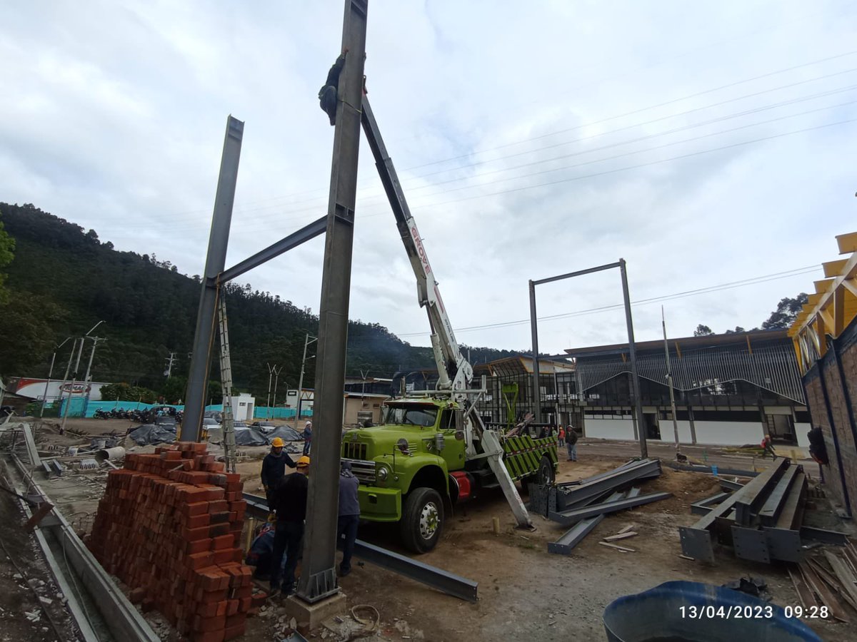 DGRDPasto's tweet photo. Desde #LaGranCapital @alcaldiapasto @GERMANCHAMORRO1 así avanza fase II construcción #CEGIRDPASTO con apoyo de @UNGRD
@Asocapitales
@CaracolPasto
@bomberospasto
@CruzRojaNarino
@Fedemunicipios
@emaspasto2
@Empopasto
@PastoTransito https://t.co/hQEXNLqHze