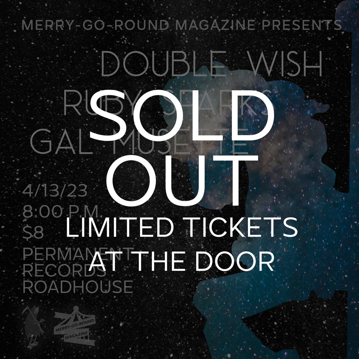 mgrmagazine's tweet photo. We are officially SOLD OUT for our show at Permanent Records tonight! There will be a limited number of tickets available at the door, so come early. Music starts at 8! https://t.co/TjrbmuBK60