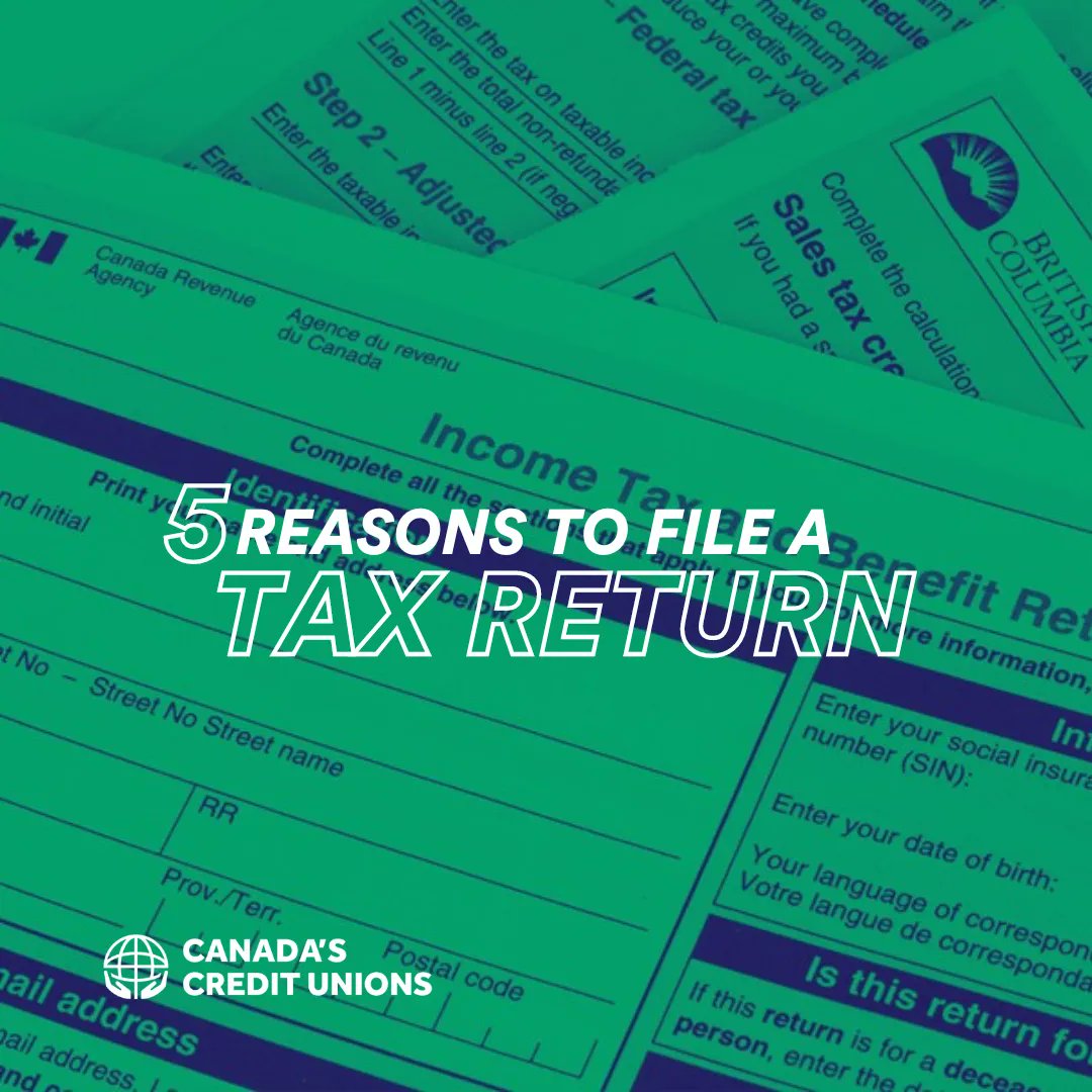 Why file a tax return?
— Take advantage of tax credits or deductions you may be eligible for
— Recover any overpaid taxes from your pay cheque
— Avoid late fees if you owe tax
— Receive a tax refund if you are entitled to one
— Create contribution room in your RRSP
#TaxSeason