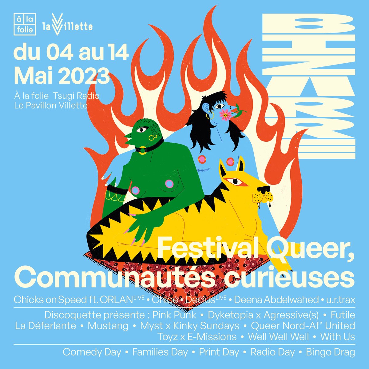 📌 NOTEZ DANS VOS AGENDAS 📌

Samedi 6 mai, <a href="/alafolieparis19/">à la folie paris</a>, le festival queer BIZARRE accueille Well Well Well pour une soirée de feu 😍🔥😍🔥😍🔥 

facebook.com/events/1638486…