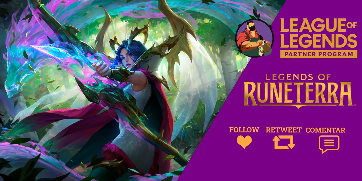 SORTEO DE #LPP FAE DRAGON ASHE 
🙋Seguirme en TW 
❤️Like 
🔁RT 
📜Comenta la publicacion etiquetando a dos amigos 15- Sorteo en TW el 28/04 Muchas gracias
<a href="/riotgames/">Riot Games</a> y <a href="/LoRLATAM/">Legends of Runeterra LATAM</a>
#lor #LegendsOfRuneterra