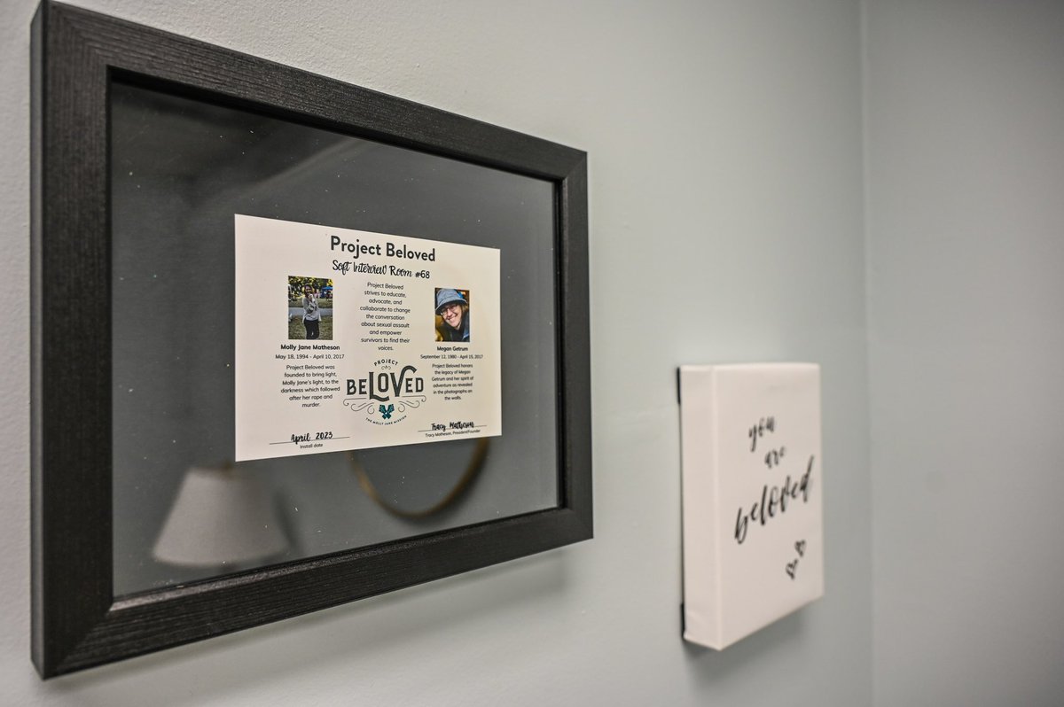 NorfolkPD's tweet photo. Thank you, @Proj_Beloved: The Molly Jane Mission for donating the resources to build a new soft room at the Special Victims Unit. This room will provide a more comfortable environment for victims of sexual assault when they are being interviewed by detectives. https://t.co/cZ9jkEPUoT