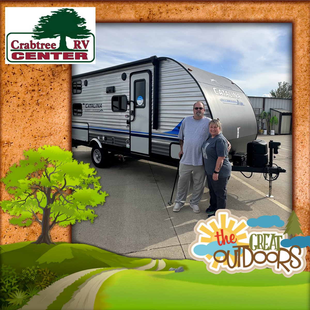 rv_crabtree's tweet photo. Congratulations to the Pate Family on the purchase of this 2022 Catalina 184BHS!  Welcome to the Crabtree family.  We wish you safe and exciting new adventures that will bring additional happiness to your life.

Product Specialist:  Tyler Hamm
#familyownedandoperated  #crabtreerv https://t.co/xHV560kSXx