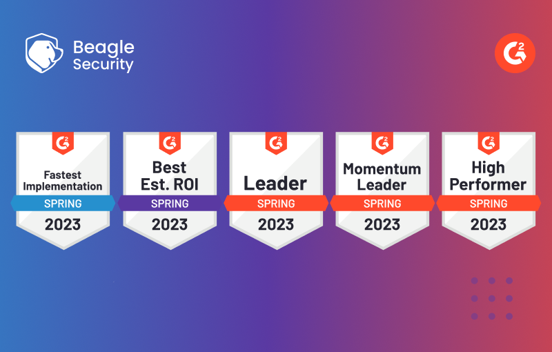 beaglesecure's tweet photo. @beaglesecure is a Leader in Website and API Security this quarter & bagged a total of 26 badges across 5 categories.
The support from our most beloved customers and our super cool team played a crucial role in helping us bring this victory home.
#g2leader #g2spring2023 #g2 https://t.co/cpfov4lJrq