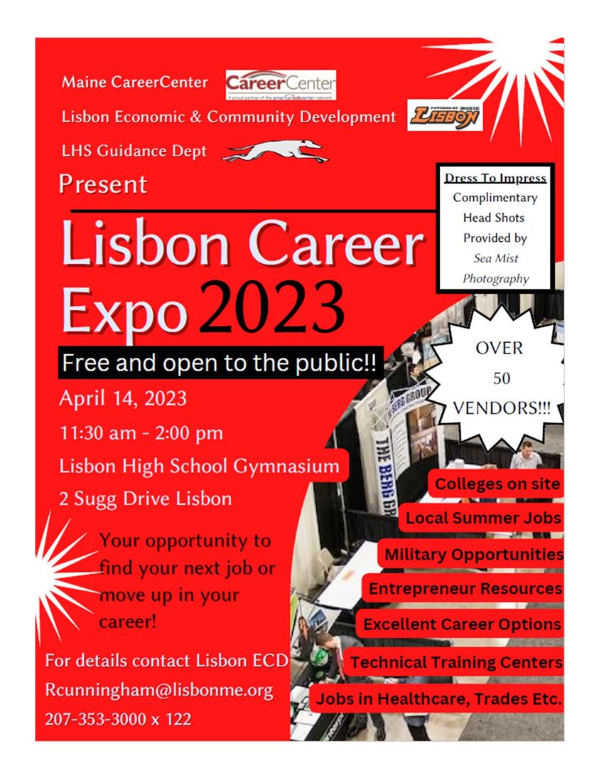 LisbonCU's tweet photo. Come see us tomorrow at the Lisbon Career Fair! https://t.co/3HAUydt24M