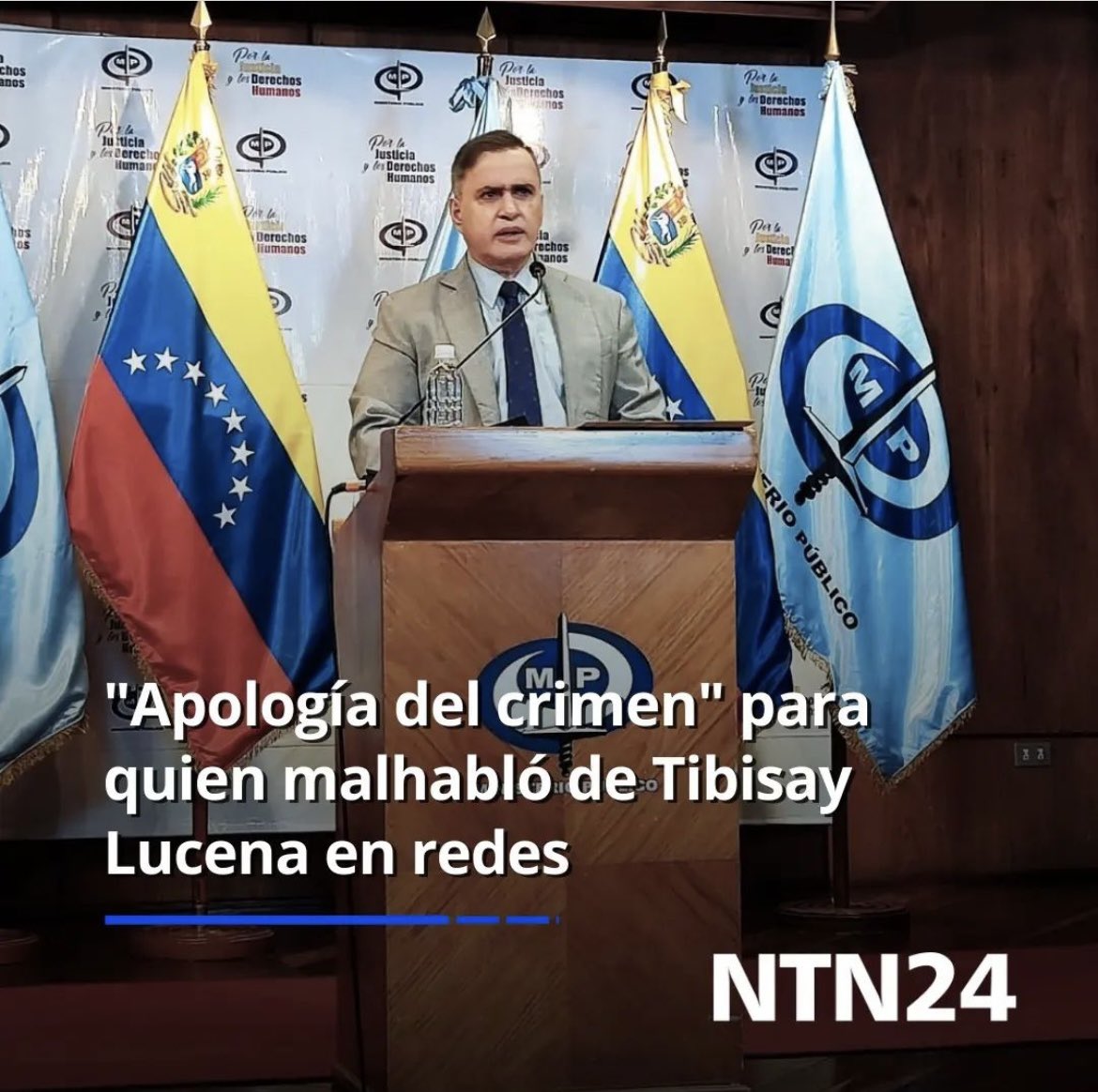 Ahora es apología del crimen, tendrán tantas cárceles para meter a toda una población que no los quiere ? 
#TibisayLucena 
#fueracomunismo 
#NoticiasVenezuela 
#elnacional 
#VenezuelaNoSeRinde