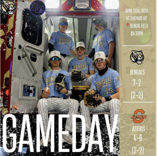 ExperienceOFHS's tweet photo. It's @OFBbaseball Day! AND a beautiful day to spend at Bengal Field! Wear your 🕶️and get ready to cheer our team on! #TheBengalWay #BaseballOn #Gameday #OfhsAthletics ⚾️🧢 https://t.co/2Y4KwG7fcs