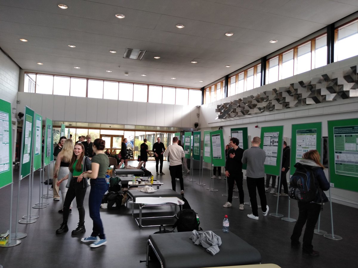 LJMac_SportSci's tweet photo. Always a highlight of the academic year, final year #SportAndExerciseScience students presenting their Hons project research @StirUni @SphereStir https://t.co/Bwe952wmTX