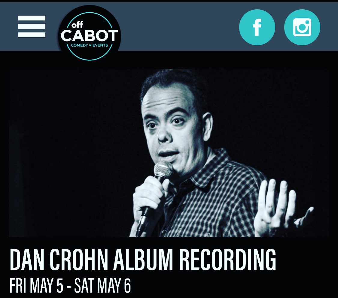 May 5/6 my album recording at Off Cabot Comedy! etix.com/ticket/p/73684…
