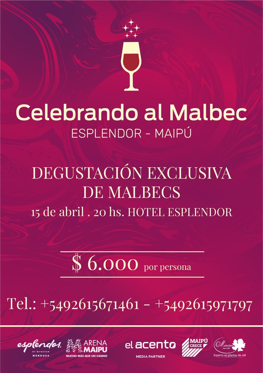 MorirseDeAmor's tweet photo. No te duermas!!
Cuenta regresiva @CelebraMalbec https://t.co/ovB2qIe8KF