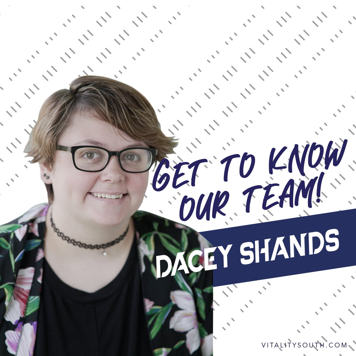 VitalitySouth's tweet image. Fun Fact! 

It’s National Scrabble Day! 
Dacey Shands’ (Lead Graphic Designer) favorite board game is Scrabble. Growing up, Dacey’s family would regularly have game nights together to play games like Scrabble, Uno, and more! 

#VitalitySouth #GetToKnowOurTeam