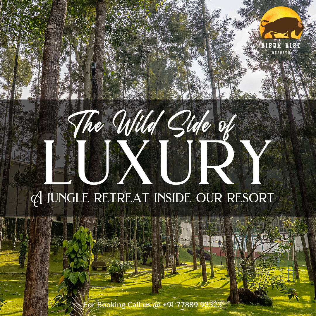 Experience the wild side of luxury with our jungle retreat inside the resort. 
For Booking call us: +91 7788993323

#WildSideOfLuxury #JungleRetreat #ResortLiving #NatureLover #TravelGoals #BeautifulHotels #Wanderlust #WildernessExperience #LuxuryLiving #Tranquility #Getaway