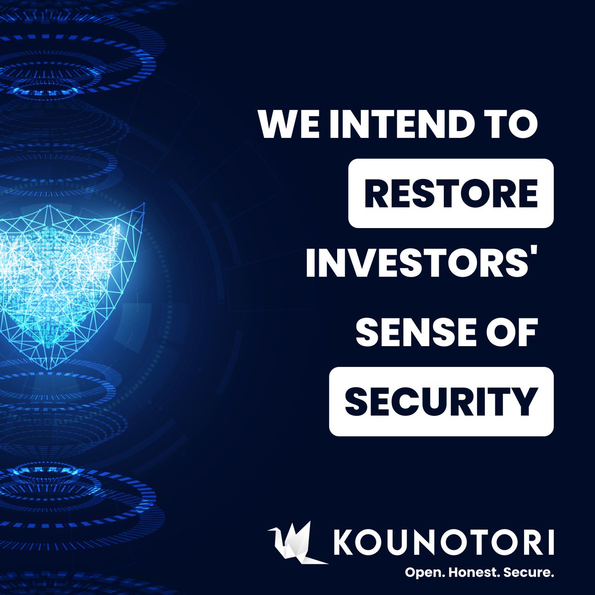 KounotoriToken's tweet photo. Trust is paramount in the investment world. That's why #KTO is dedicated to rebuilding investor security with transparency and integrity.
#OpenHonestSecure https://t.co/VGbbhiYq7L