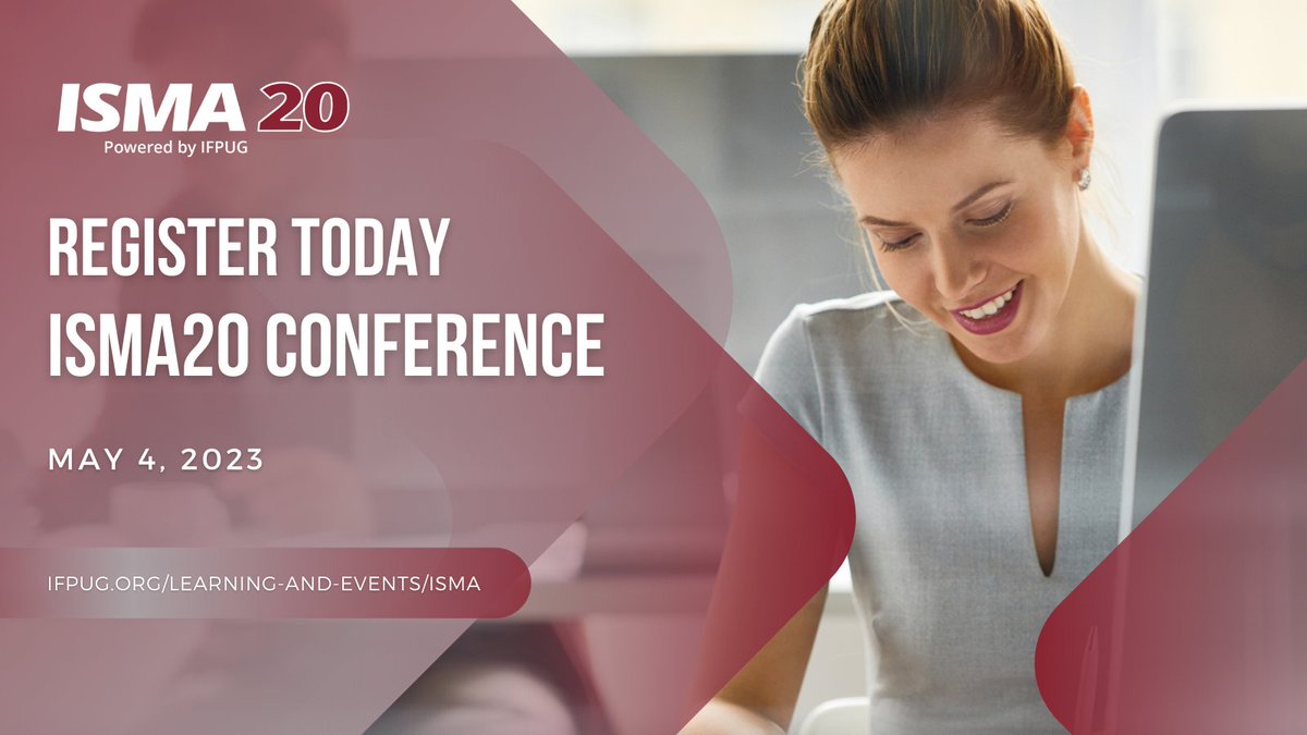 We’re three weeks away from IFPUG’s ISMA20 Virtual Conference! Join us May 4, 2023, as we provide educational and networking opportunities to members and non-members by learning and sharing knowledge in the world of software measurement. Register at: bit.ly/3yRlAhb