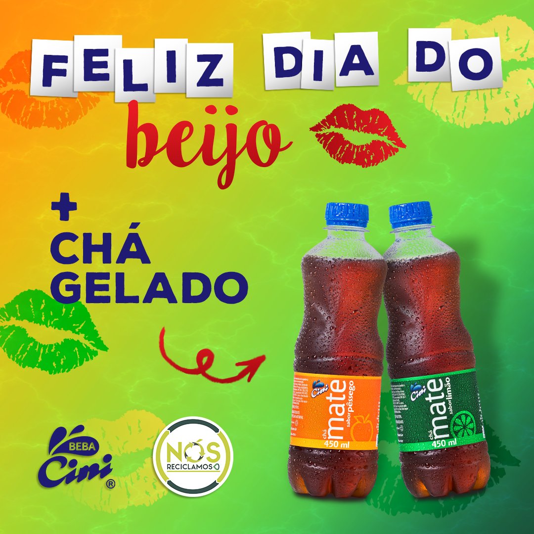 CiniBebidas's tweet photo. Hey família Cini, que tal comemorar o dia do beijo com essa combinação?

Com a linha de chás Cini, o dia do beijo fica ainda mais sensacional.

#ficaadica: Beijo sabor limão e pêssego 😘
.
.
.
#cini #cinibebidas #curitiba #cwb #diadobeijo #saojosedospinhais https://t.co/XzRjKPu9Sy