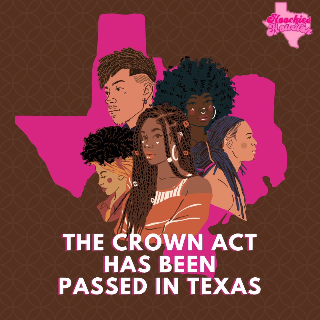 The Crown Act has officially been passed in Texas!! ❤️‍🔥❤️‍🔥❤️‍🔥