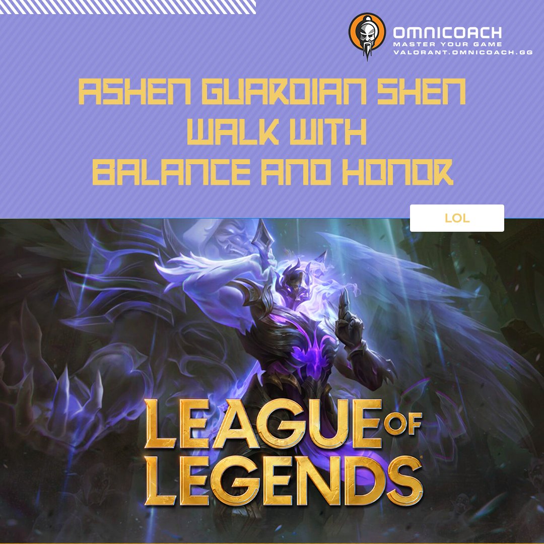 🔥 #LoL players! Record with #Omnicoach &amp; rock the new Ashen Guardian Shen Chroma skin! 🛡️

🐉 Dominate the rift in style! 🌟

💪 Master your skills today! 🎮
🔗 omnicoach.gg

#Omnicoach #AshenGuardianShen #GameSkins #GamingCommunity