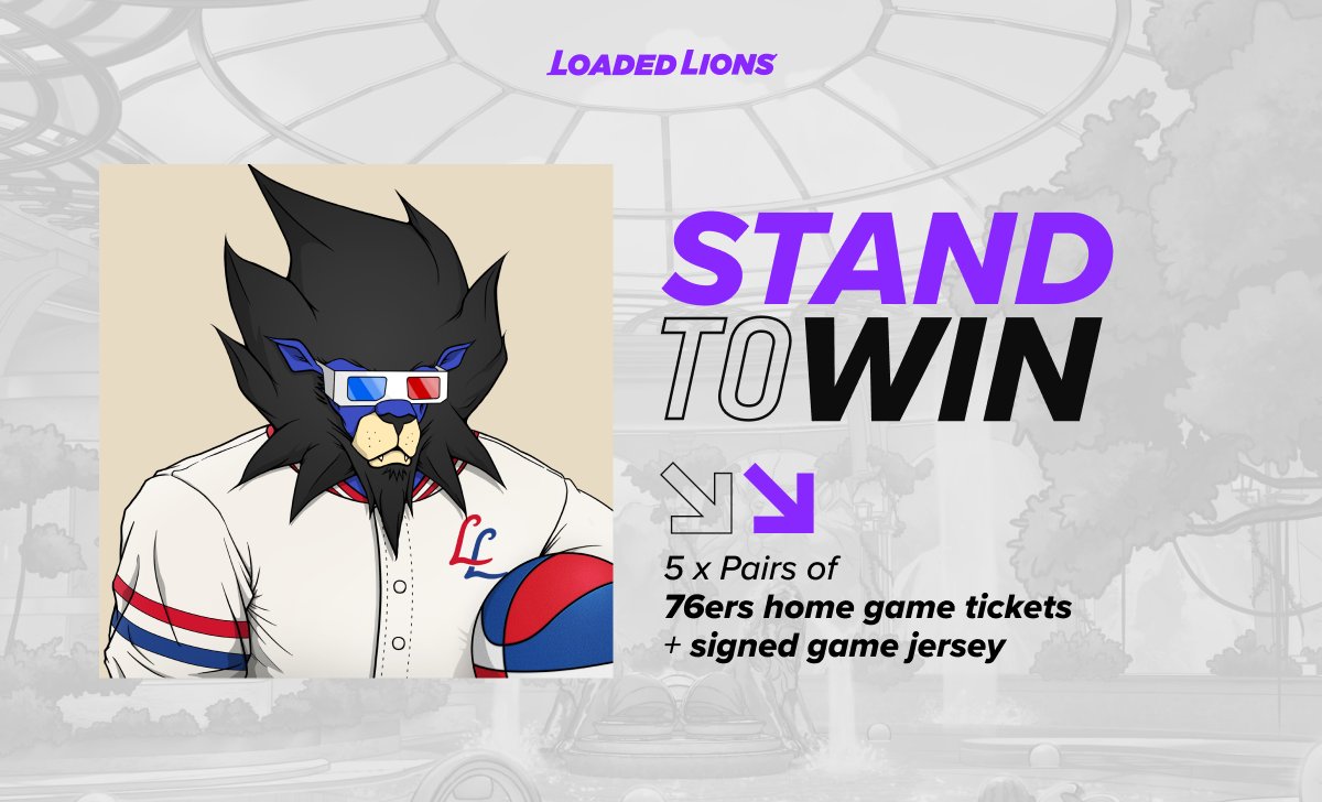 LoadedLions_CDC's tweet photo. Mane Netizens, we hope you like your new 'All-Star' NFT! We're pleased to announce that 6 lucky  'All-Star' NFT holders will win from a prize pool of:

🎫 5 pairs of Philadelphia 76ers 2023-24 regular season game tickets
🖋️ 1 Furkan Korkmaz-autographed jersey https://t.co/ghqtsiHyQz