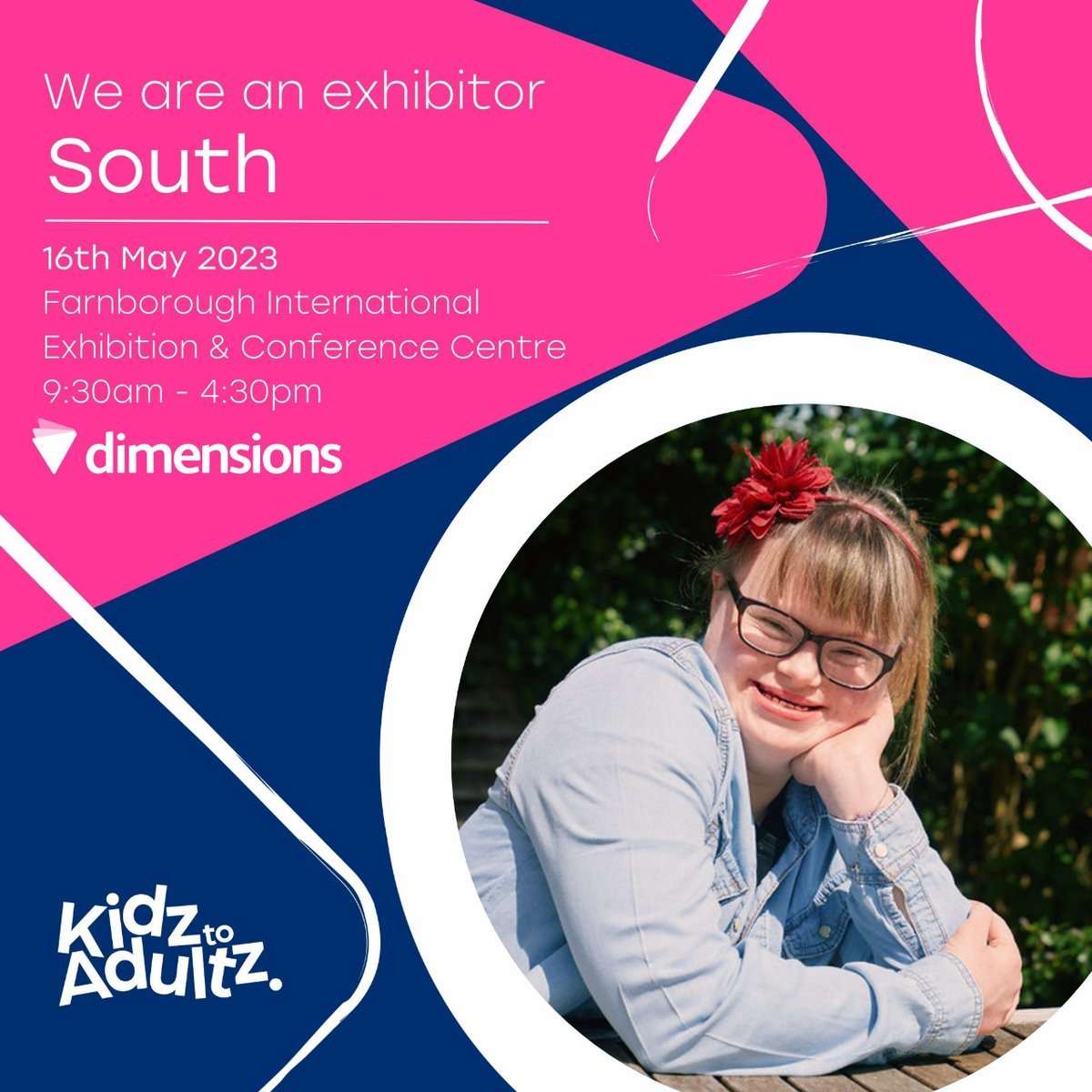 DimensionsUK's tweet photo. Wondering how to support someone with #LearningDisabilities or an #Autistic person with the #transition from child to #AdultSocialCare? Come and see us @kidztoadultz on 16th May @Farnborough_Int.
Also, see our #TransitionsGuide 👇
https://t.co/C0A377qIdQ
#ProvingLifeCanGetBetter https://t.co/ChJLdDtq1j
