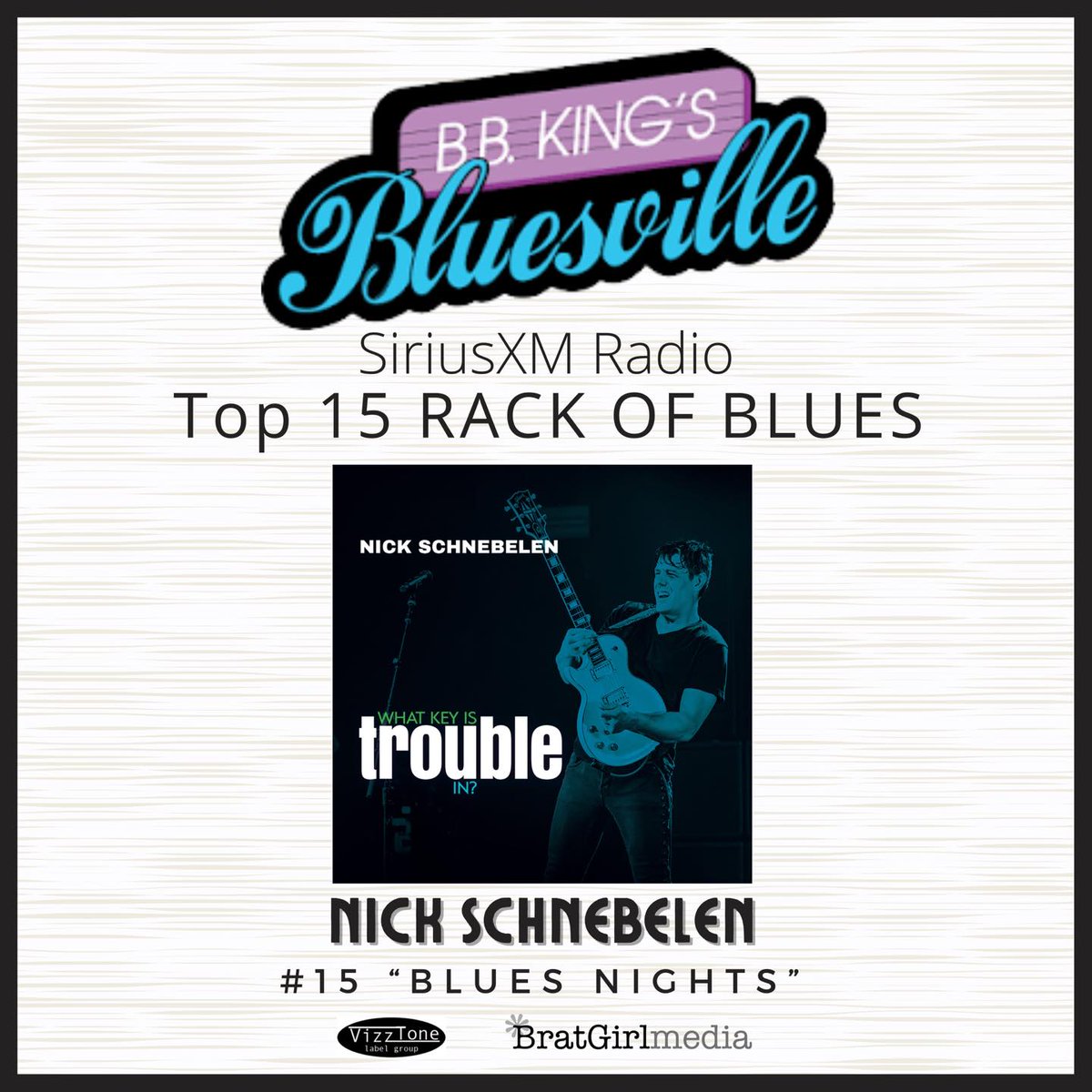 NickSBand's tweet photo. After “Poor Side Of Town” spent 2 weeks on the Bluesville Top 15 Rack Of Blues, they replaced it with "Blues Nights"! Thank you again, Bluesville crew!
https://t.co/HyR5Wna1Dg
@VizzTone 
#newmusic #blues #guitar #bluesmusic #southernrock #rootsmusic #bluesrock #bluesguitar https://t.co/FwxmLEKxpg