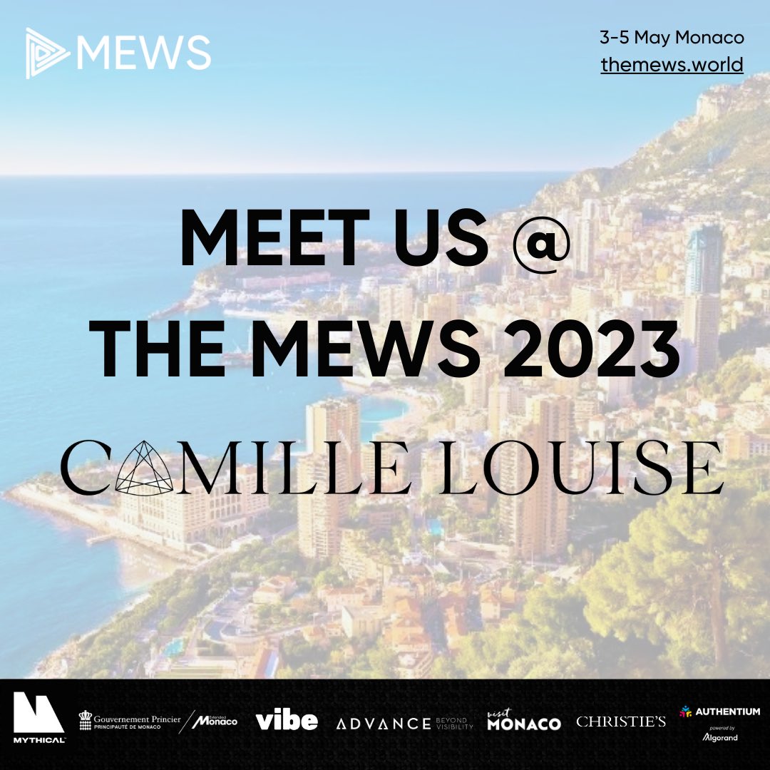 C_LJewellery's tweet photo. Countdown to @MewsAwards ! See you there &amp; join us ! @mcmonaco @CaroJauss @GvtMonaco @ChristiesInc @VNCCII_OFFICIAL @spacemetaverse #monaco #metaverse #luxury https://t.co/jVy66z6hgs