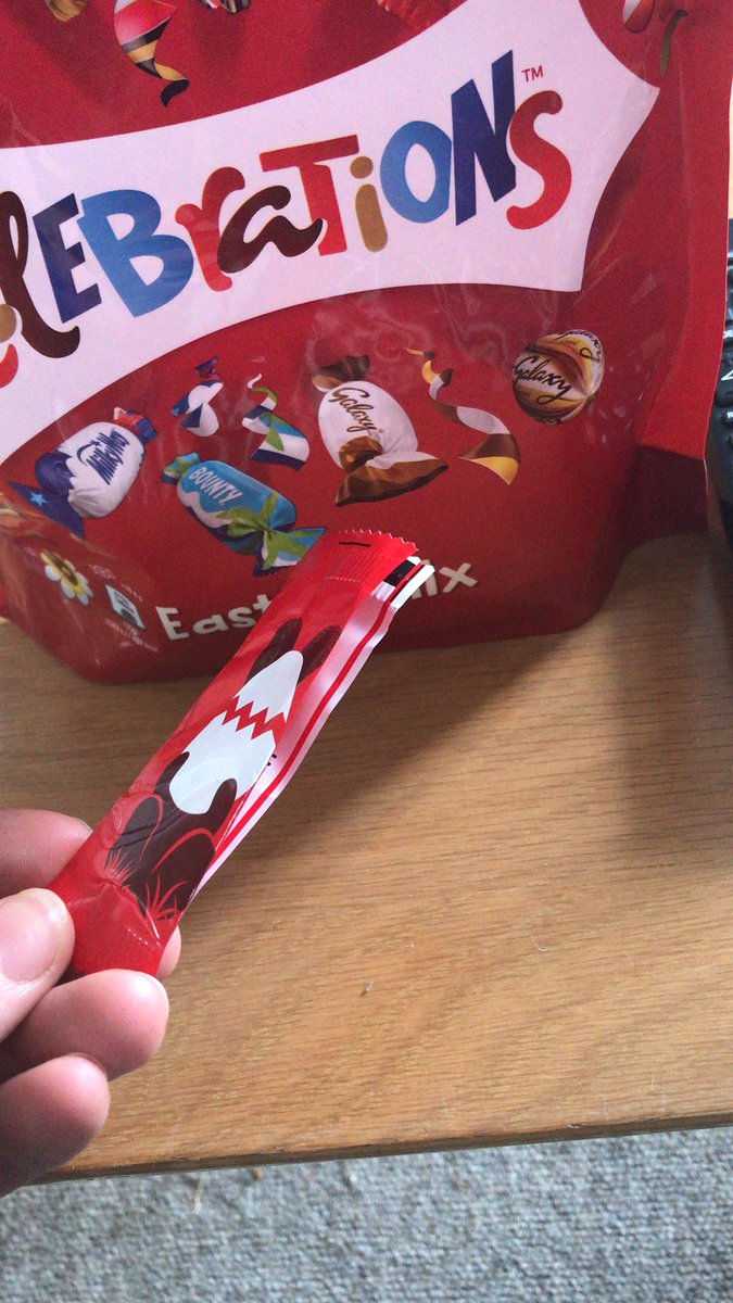 NihilashGaming's tweet photo. @MarsGlobal i got a maltesers bunny wrapper without a bunny inside in my celebrations easter mix :(( https://t.co/Z4rfJ7XBCp