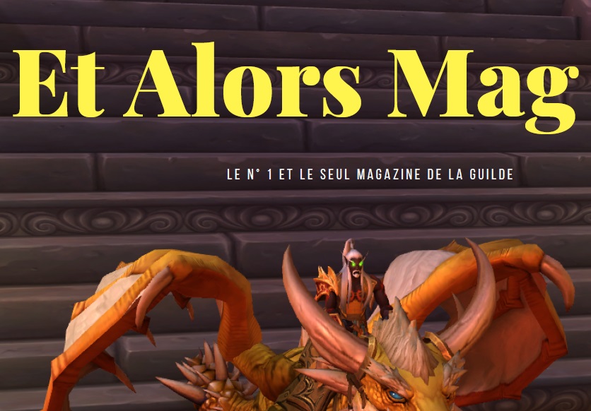 JudgeHype's tweet photo. [#WoW] La guide Et Alors! sort un magazine de 110 pages à lire absolument ➡️ https://t.co/X650JPB6ez https://t.co/EFd0DKg5i6