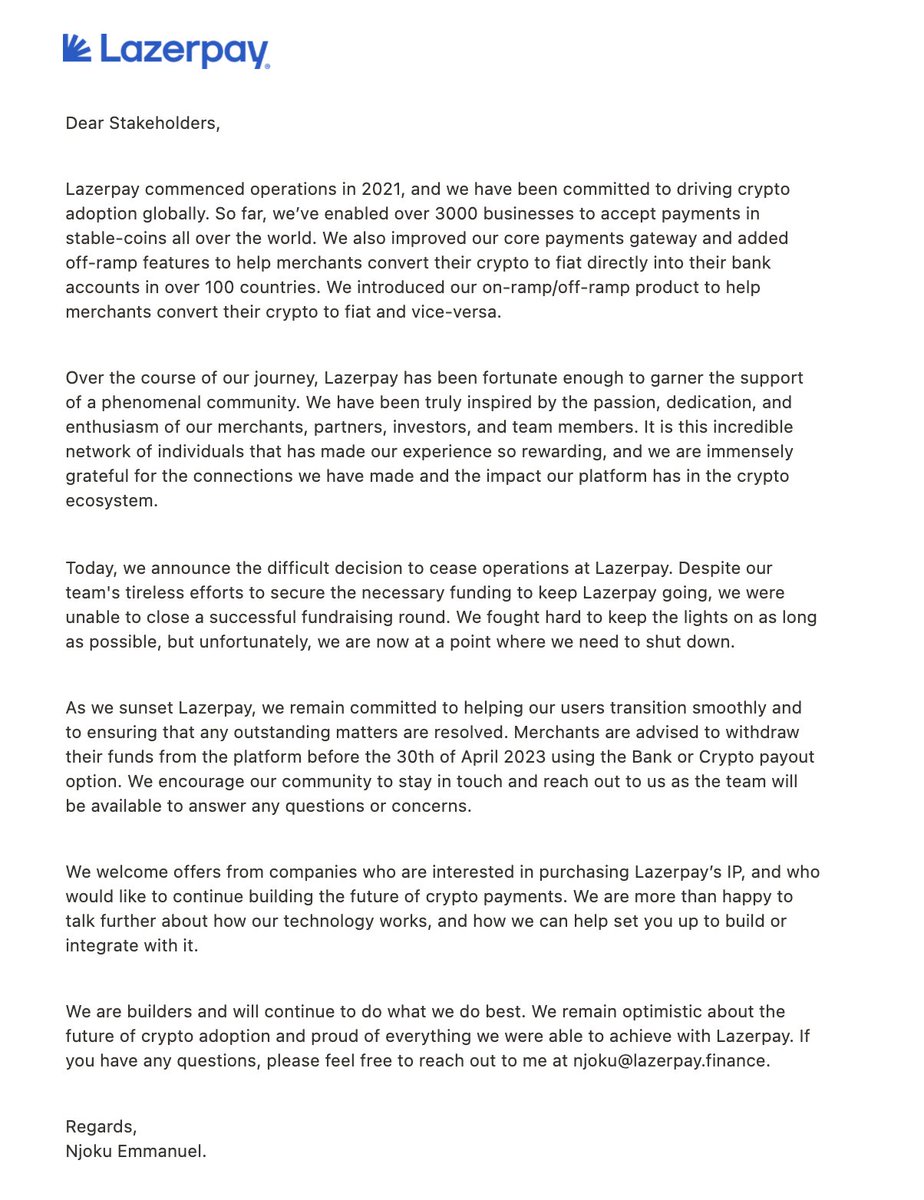 Lazerpay Finance tweet media