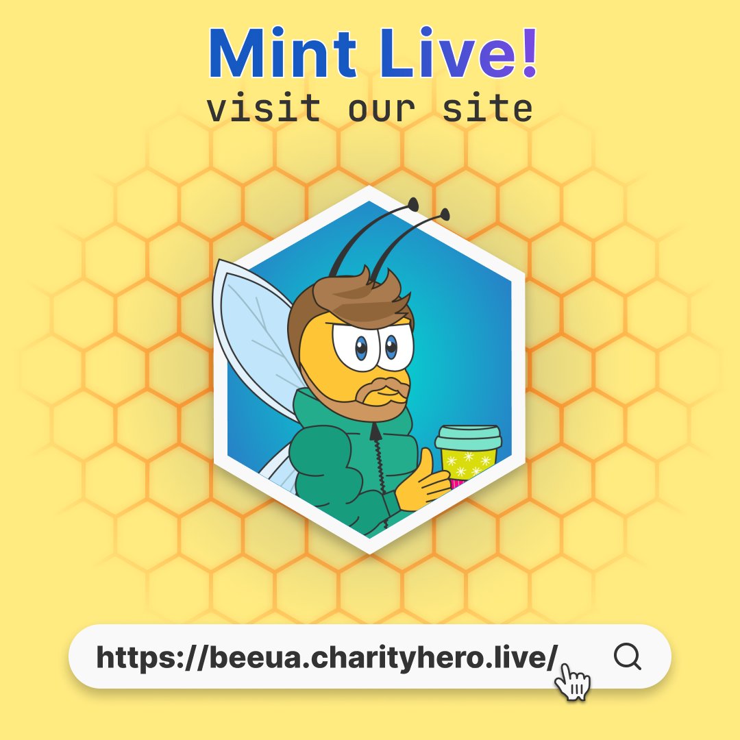 UkrainianBee's tweet photo. How can you help children in Ukraine?
1. Buy our NFT bee
2. Make Donate
3. Become an ambassador for children in Ukraine
4. Tell your friends about the project
5. To invite your company to support children in Ukraine. #charity #nftcommunity #Polygon #OpenSea  #standwithukraine https://t.co/RPCAZBlz7x