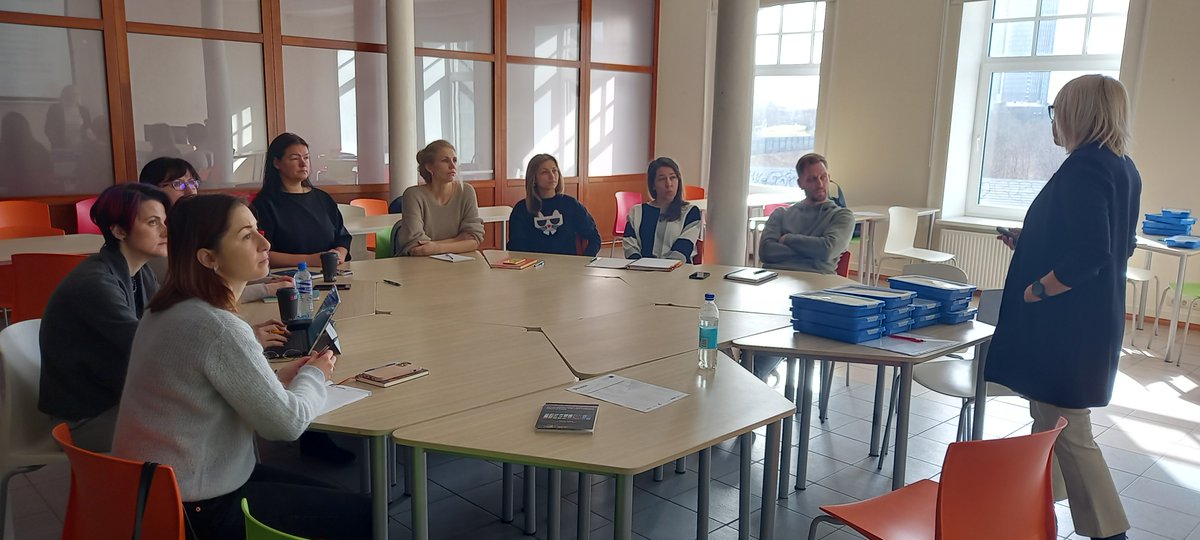 ProCESS_EU's tweet photo. On March 25th and April 5th, 2023, the first two training rounds for the new SESS trainers took place in RISEBA. The ProCESS methodology for solving complex problems and its theoretical groundings was presented to the participants, followed by activities that applied the concepts https://t.co/WZUN4yMyyN