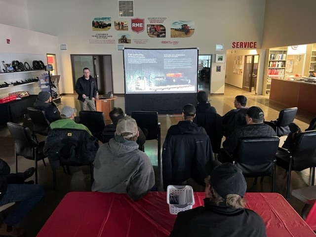 RMEHQ's tweet photo. Customers braved the elements to attend the Vaderstad Seedhawk clinic at RME Neepawa on April 5th. A big thank you goes to everyone who attended! 
.
. 
.
#RME #Vaderstad #SeedHawk #Neepawa #Clinic https://t.co/ZiCC1F3ET7