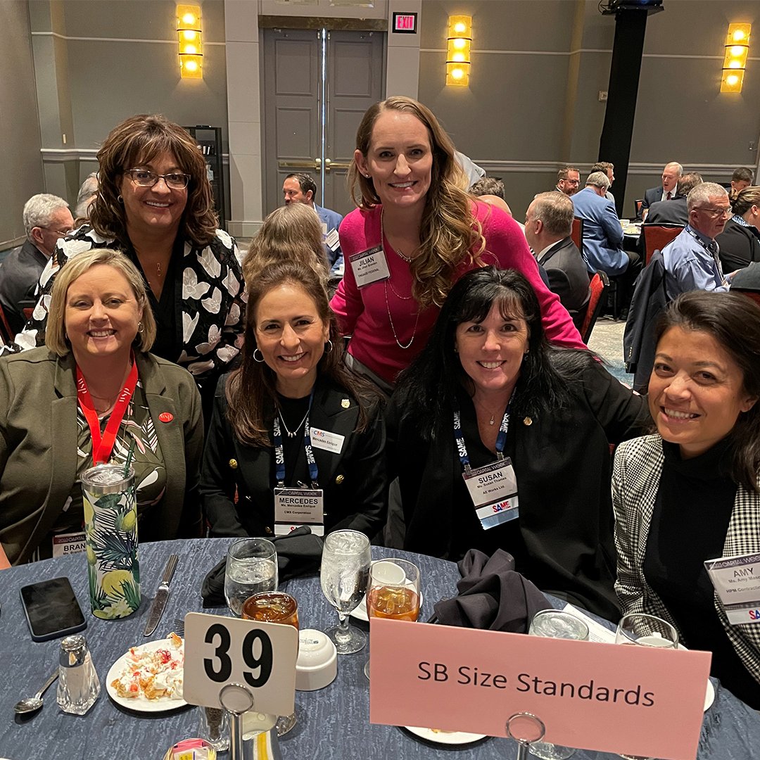 CMS_Corp's tweet photo. Shout out &amp; many thanks to @SAME_National for another great #CapitalWeek!  Mercedes Enrique and Lexi Lessaris attended SAME Capital Week two weeks ago in North Bethesda, MD. Thanks to all for making the week a success! https://t.co/MNpSLrPcWj
