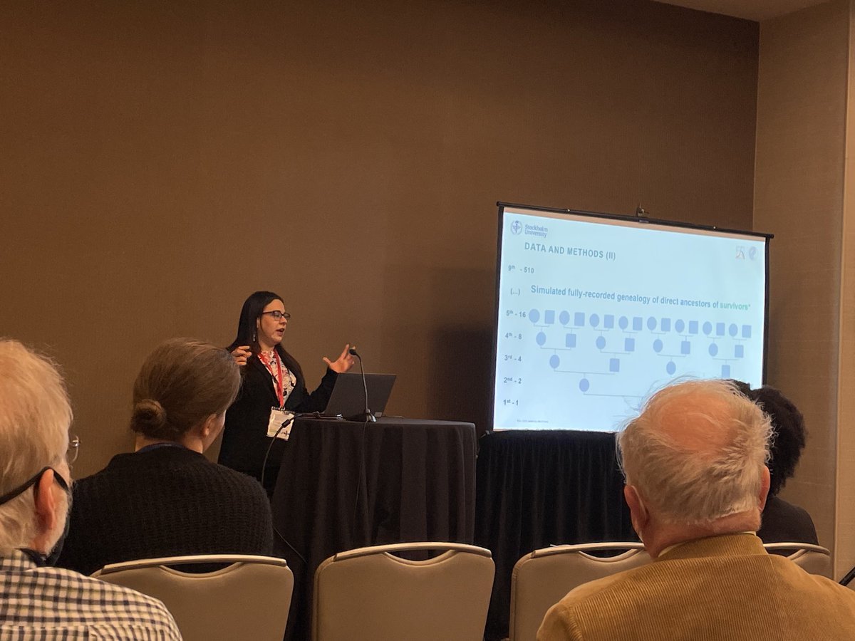 .⁦⁦@lp_calderonb⁩ leverages the rSocsim  microsimulator to assess the impact of different types of biases in genealogical data on historical summary measures of demographic outcomes, like life expectancy and fertility rates. #PAA2023
