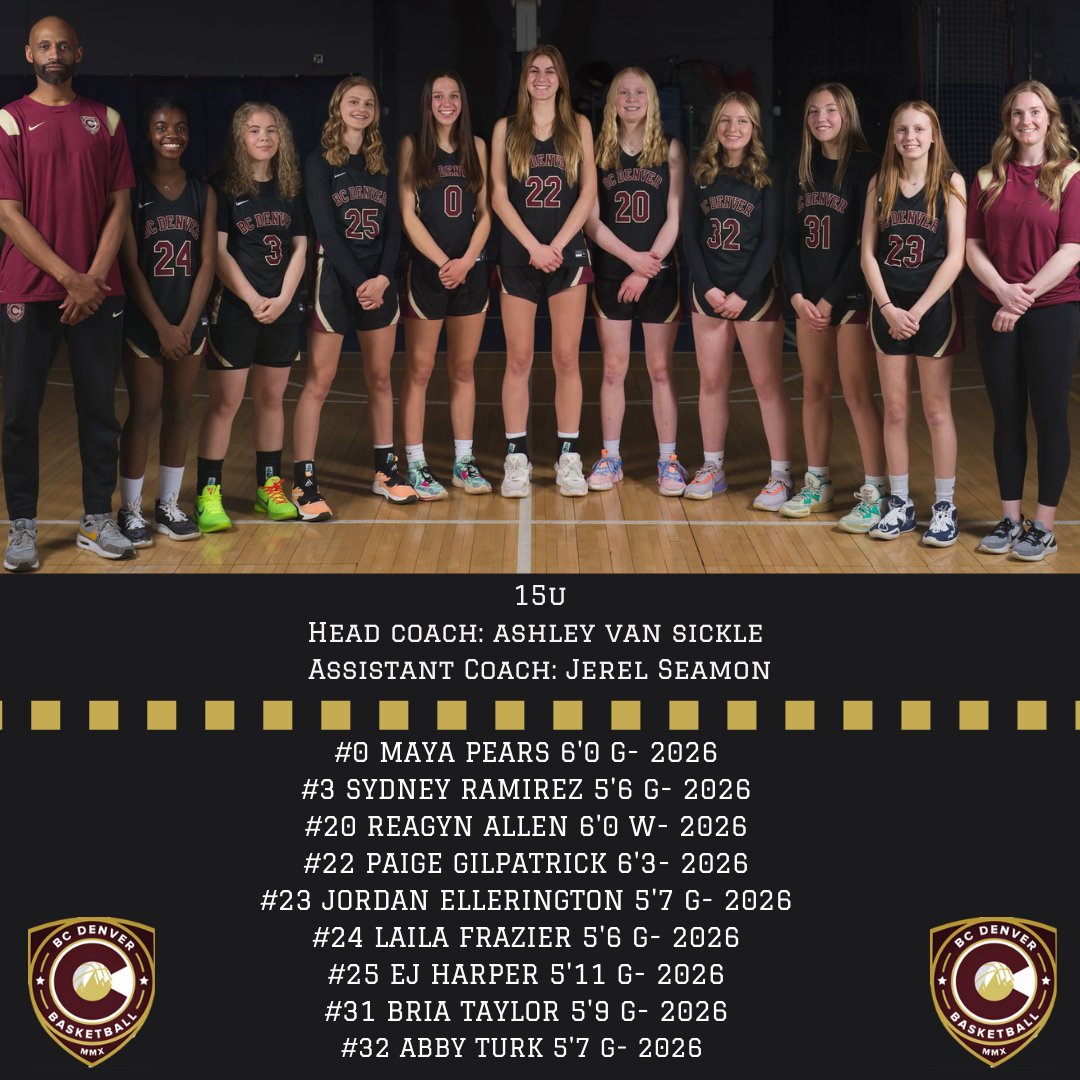Now introducing our 15U squad! 🤩