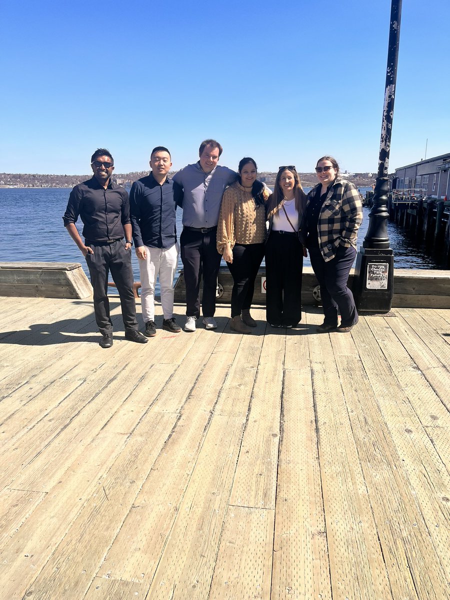 jsutherlandTD's tweet image. When it’s a sunny day in downtown Halifax, we take our meetings down to the #Halifaxharbour #TeamBarringtonandGeorge #bestteam 🐋🛳️⚓️