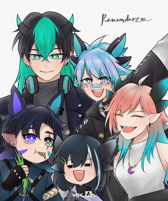 Waku Waku! (˶ㅇᗜㅇ˶) ⑉#renvaderz #renvadersona #viicsona 