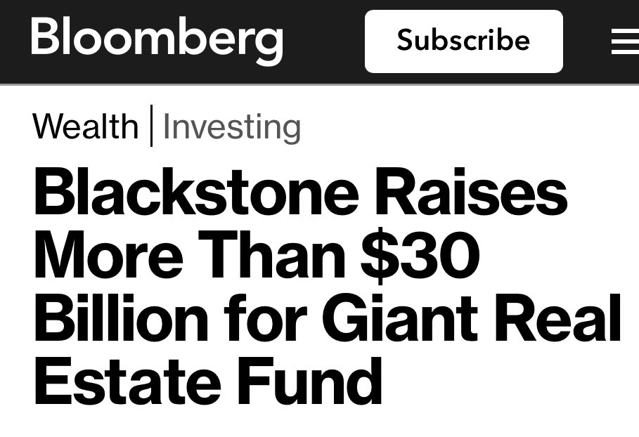 davidsirota's tweet image. Blackstone has been blocking investors from getting their money out of its real estate fund, all while other investors are dumping money into its new real estate fund. Something smells.