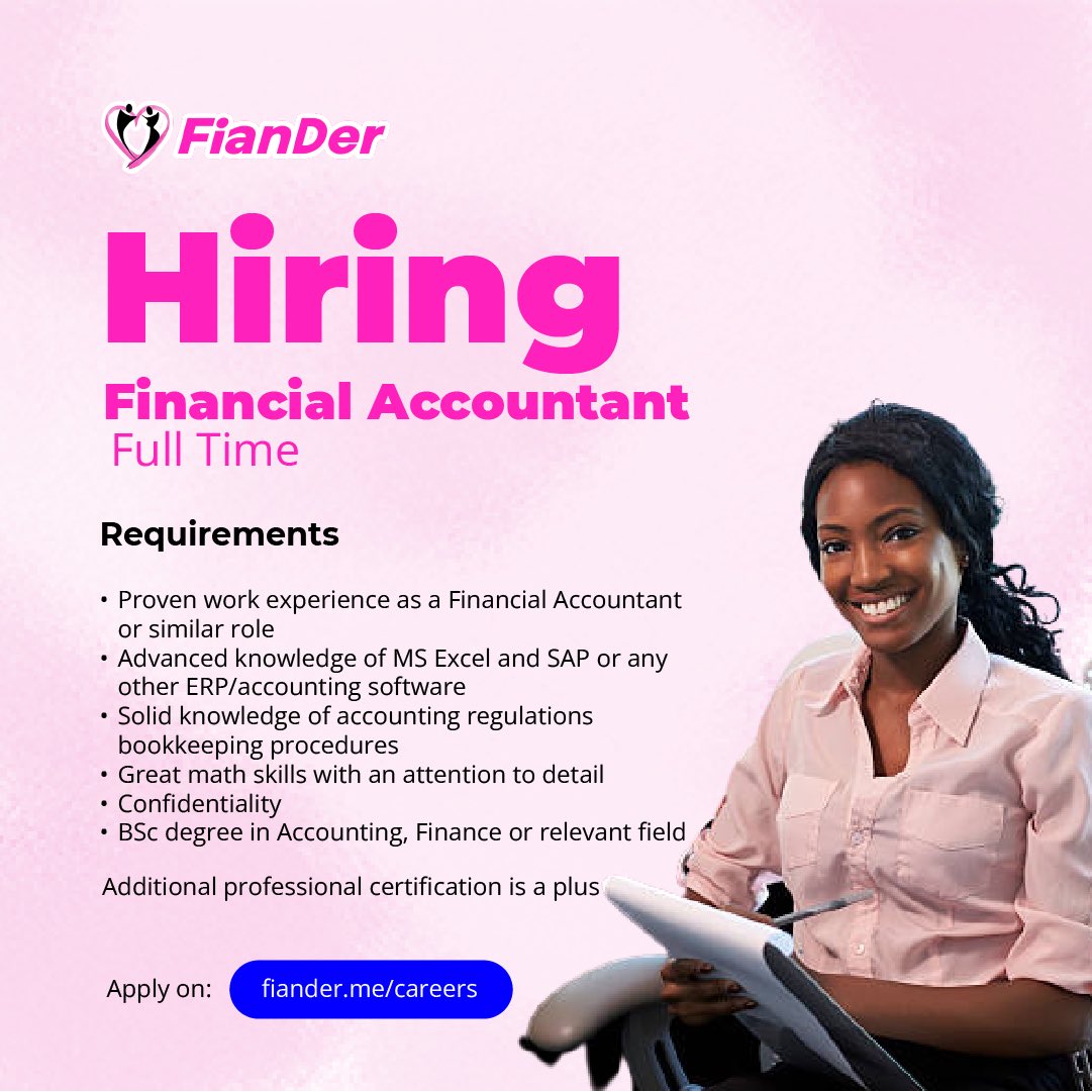 Money might not buy love, but it's still a vital part of it. At #FianDerApp we're seeking a financial accountant who understands that finance and love are deeply intertwined. Join us to manage the heart 💘and financial💰💰beats of #FianDerApp. Apply now

fiander.me/jobs/financial…