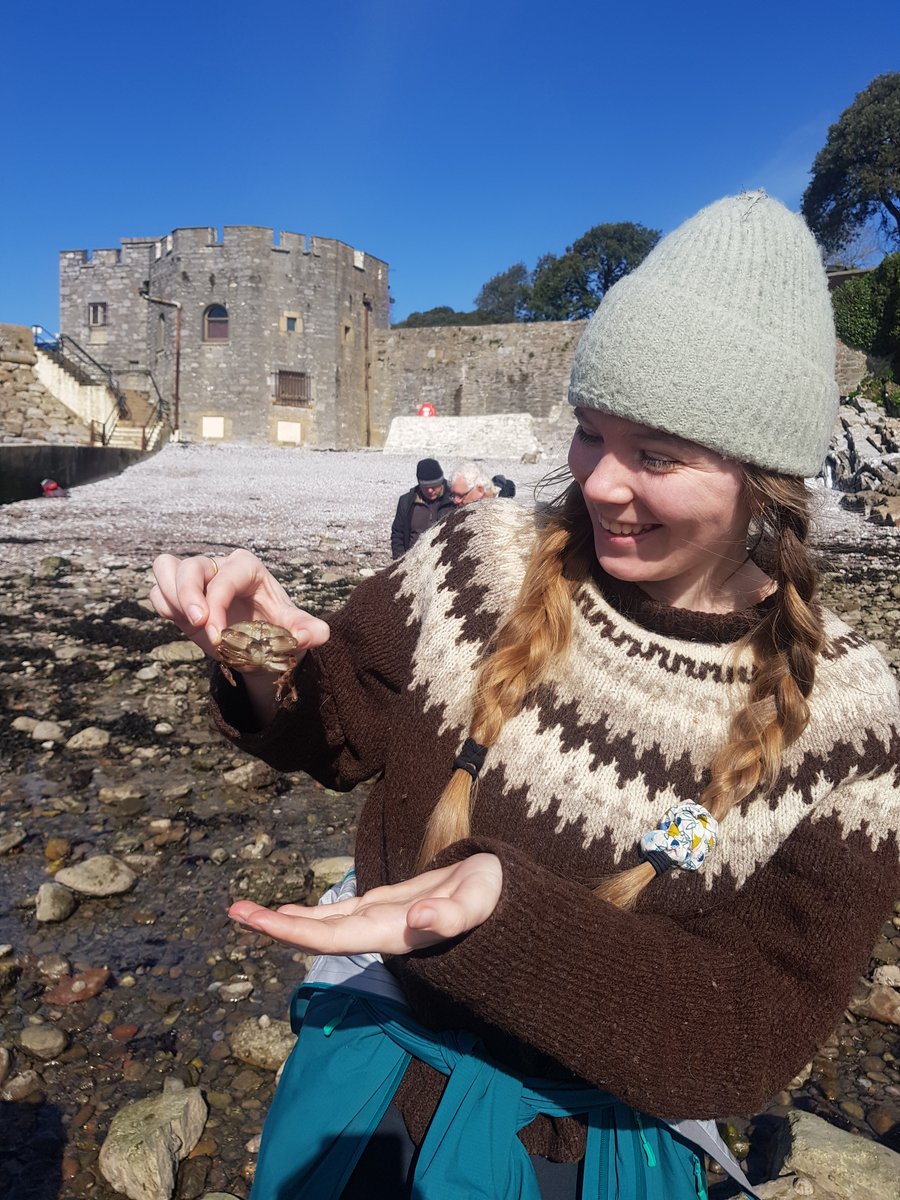 PlymouthMarine's tweet photo. Getting up close and personal with the #coast. Our 'Sea & Society' group recently held a #teambuilding session at #FirestoneBay #Plymouth, guided by Mike Puleston - Founder of the Shores of South Devon community group. Such amazing marine habitats on our doorstep! #Rockpooling https://t.co/jFbEWjUiqk