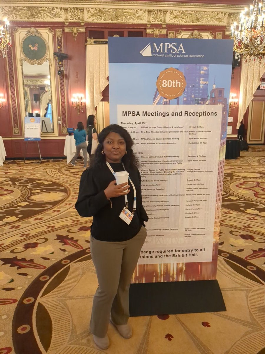 ayodejioyek's tweet photo. Glad to be @MPSAnet conference 2023 with my colleagues @I_am_iseoluwa and Elizabeth https://t.co/GcV4Iv0RuD