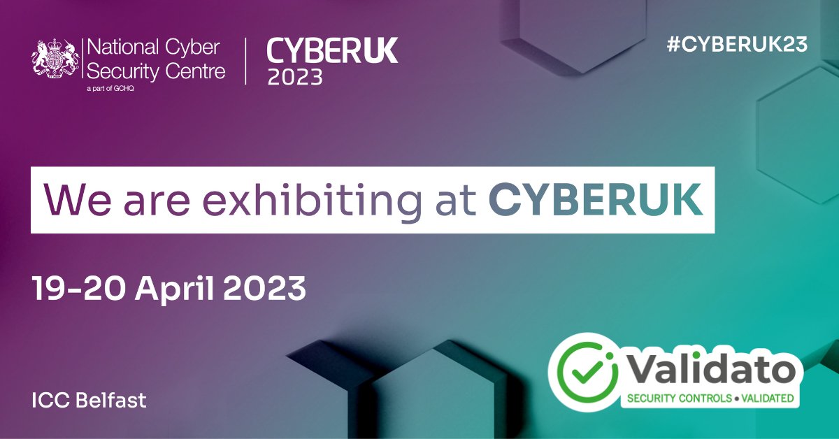 Validato1's tweet photo. Join us at CYBERUK2023, the UK's premier cyber security event hosted by the National Cyber Security Centre (NCSC).
As a proud SME exhibitor, Validato invites you to attend. Find us at Stand S4.
More info at: https://t.co/E5VGeRYo5C
#CyberUK23 #CyberUKBelfast #Validato https://t.co/YKu95T3aGf
