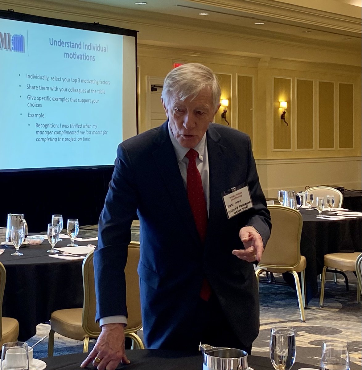 DbakerWW's tweet photo. Marc Wey at the MMMA/MMHR joint meeting this morning at Devens, presenting on building a senior management team @massmunicipal #mmhrocks https://t.co/VMbY7vt8bd